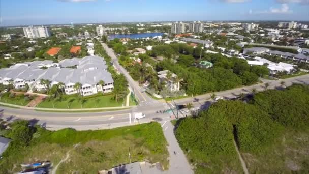 Antenowe video z west palm beach na Florydzie — Wideo stockowe