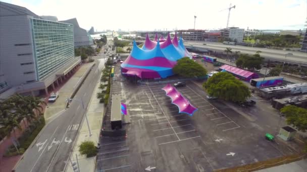 Circus tent cirque du soleil — Stockvideo