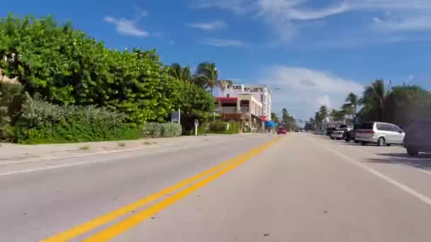 A1A Hyperlapse Florida — Stock Video