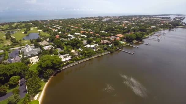 Vídeo aéreo West Palm Florida — Vídeo de Stock