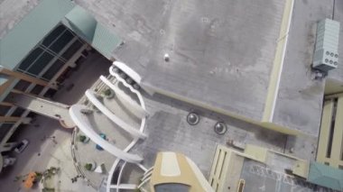 Havadan video günbatımı yer miami