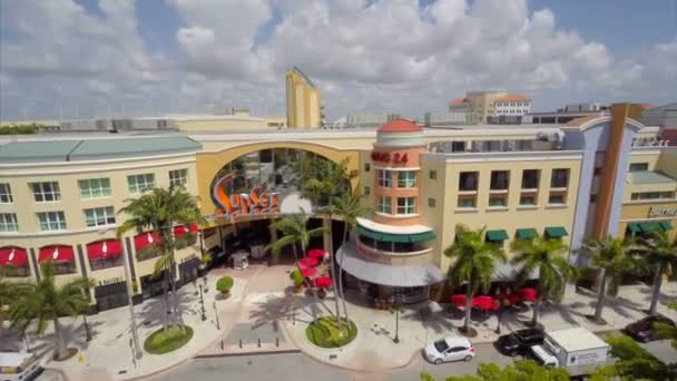 Video aéreo Sunset Place Miami — Vídeos de Stock