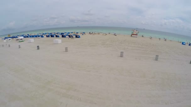 Miami Beach FL aéreo — Vídeo de Stock