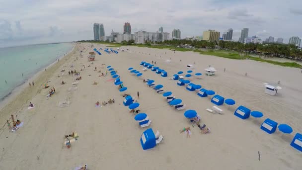 Aerial Miami Beach FL — Stock Video