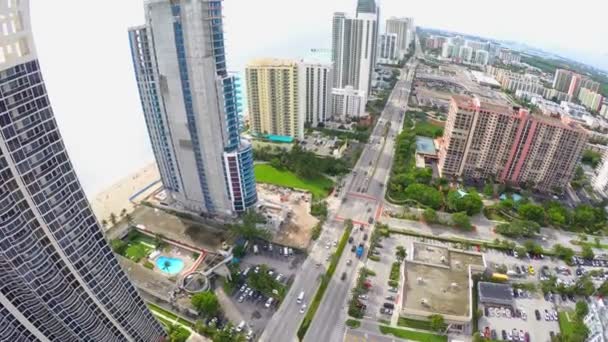 Aerial video Sunny Isles Beach FL — Stock Video