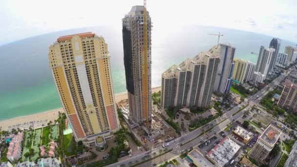 Antenowe wideo Sunny Isles Beach Fl — Wideo stockowe