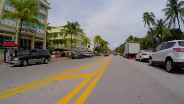 Ocean Drive jazdy wideo — Wideo stockowe