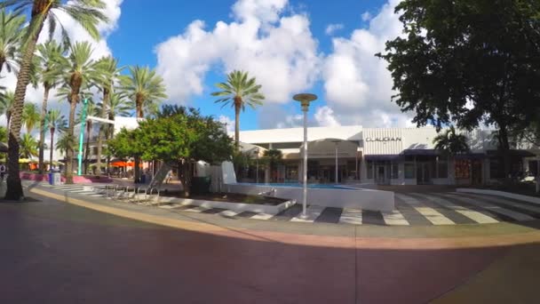 Strada Lincoln Miami Beach — Video Stock