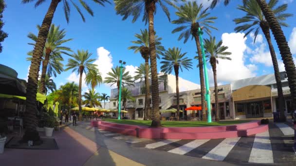 Lincoln road Miami Beach — Stockvideo