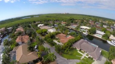 Coral Gables Florida hava video sahil evleri