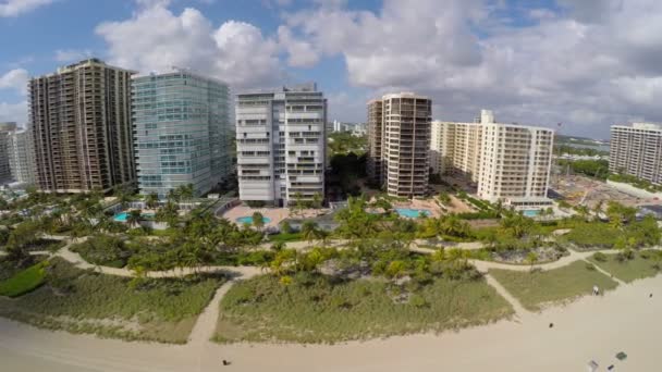 Bal Harbour Miami Fl hava video — Stok video