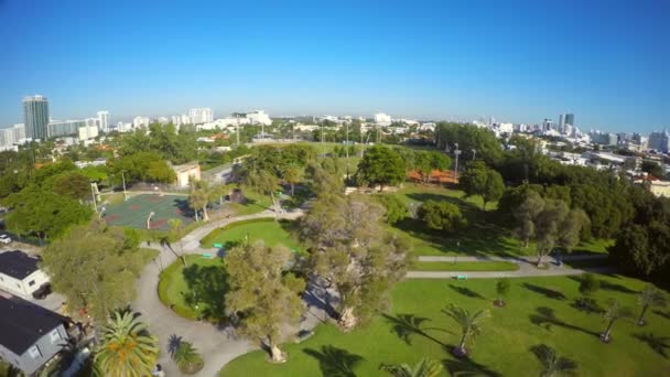 Flamingo Park Miami Beach — Vídeo de stock