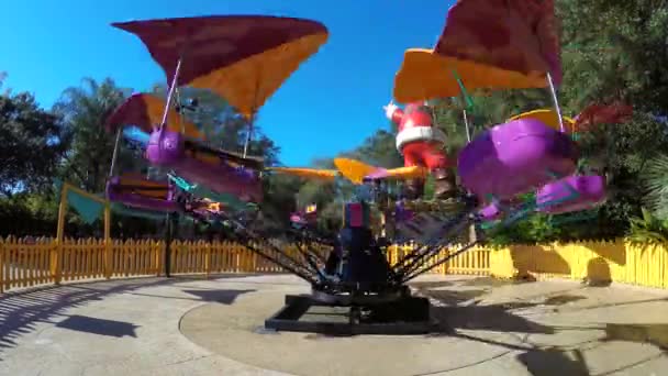 Busch Gardens sürmek — Stok video