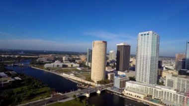 Şehir merkezinde bir Tampa hava video görüntüleri