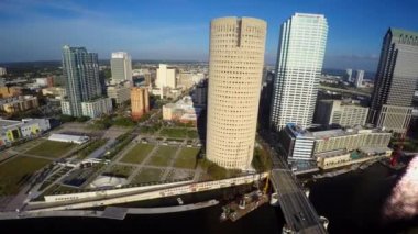 Şehir merkezinde Tampa Florida hava video görüntüleri