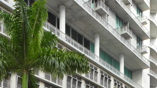 Moderne architectuur van Zuid-Florida — Stockvideo