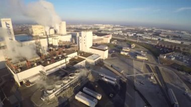 Budweiser bira fabrikası'nın hava video