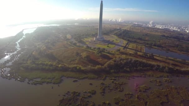 San Jacinto historische slagveld Texas — Stockvideo