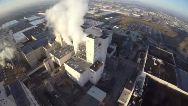 Vidéo aérienne de l'usine de bière Budweiser — Video