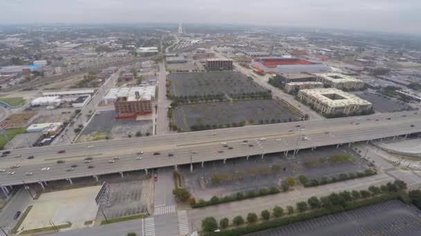 Centre-ville Houston Texas Vidéo aérienne 