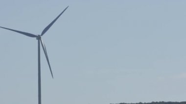 Texas Rüzgar Çiftliği Rüzgar jeneratörleri hareket