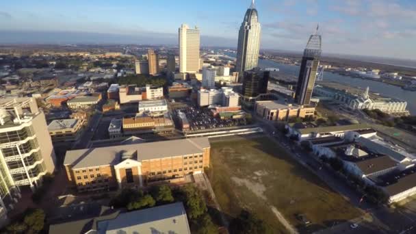 Downtown Mobile Alabama — Stock Video