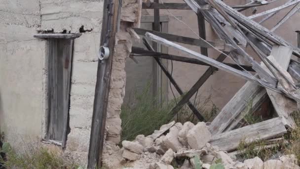 Antigua casa abandonada en Texas — Vídeos de Stock