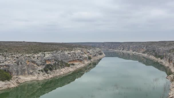 Rivière Pecos vue aérienne — Video