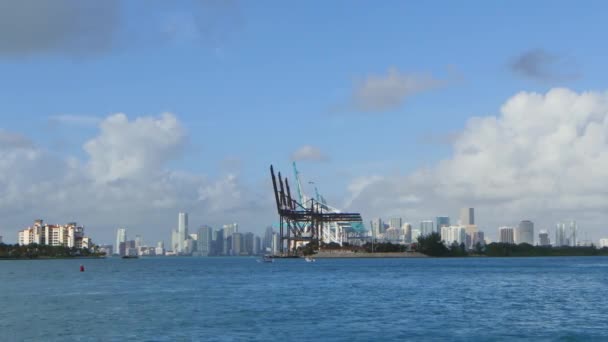 Porto miami — Vídeo de Stock