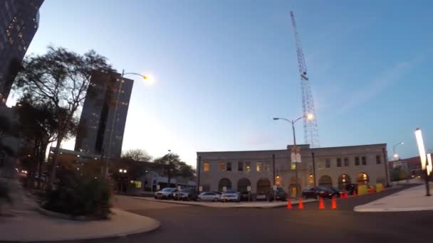 Conduire dans les rues de San Antonio, au centre-ville — Video