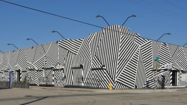 Art muren op Wynwood Miami — Stockvideo