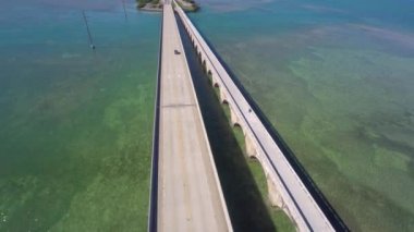 7 hava video Florida Keys Bridge'de yedi mil