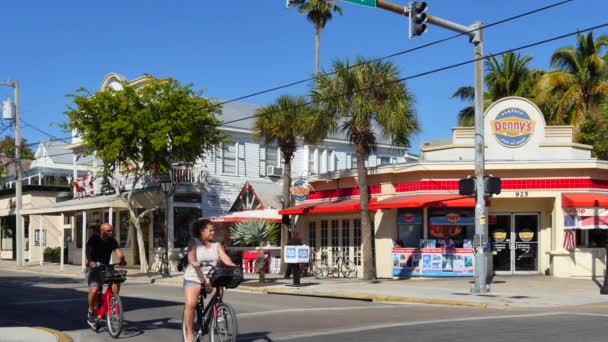 Ресторан Dennys Key West FL — стоковое видео