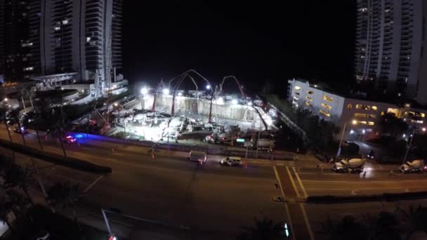 Aerial video of Jade Signature construction site — Stock Video