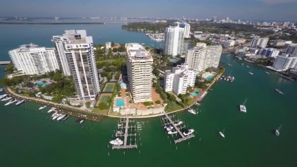 Belle Isle Miami Beach Floride — Video