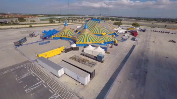 Vídeo aéreo Cirque De Soliel — Vídeo de Stock