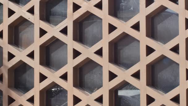 Étoile juive éclaboussure d'art sur un bâtiment — Video