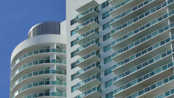 Sur de Florida Miami arquitectura — Vídeos de Stock