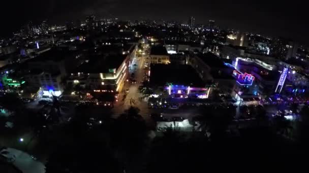 Вулиця Оушен-Драйв у місті Маямі-Біч, Флорида — стокове відео