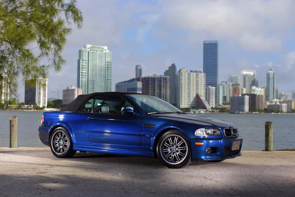 BMW M3 206 elektromos kék — Stock Fotó