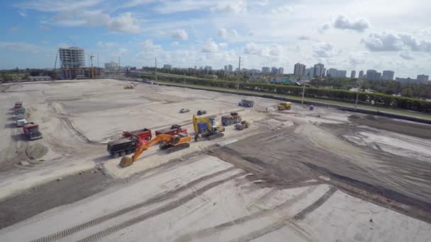 Construction vidéo aérienne assis — Video