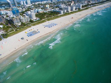 Miami Beach havadan görüntü