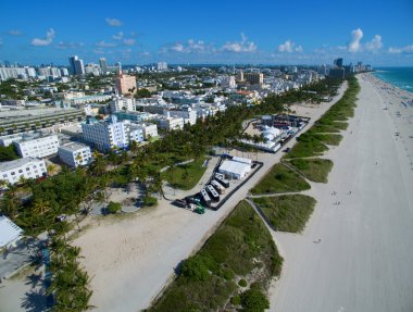 Miami Beach havadan görüntü