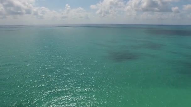 Aerial video of the ocean — Stock Video