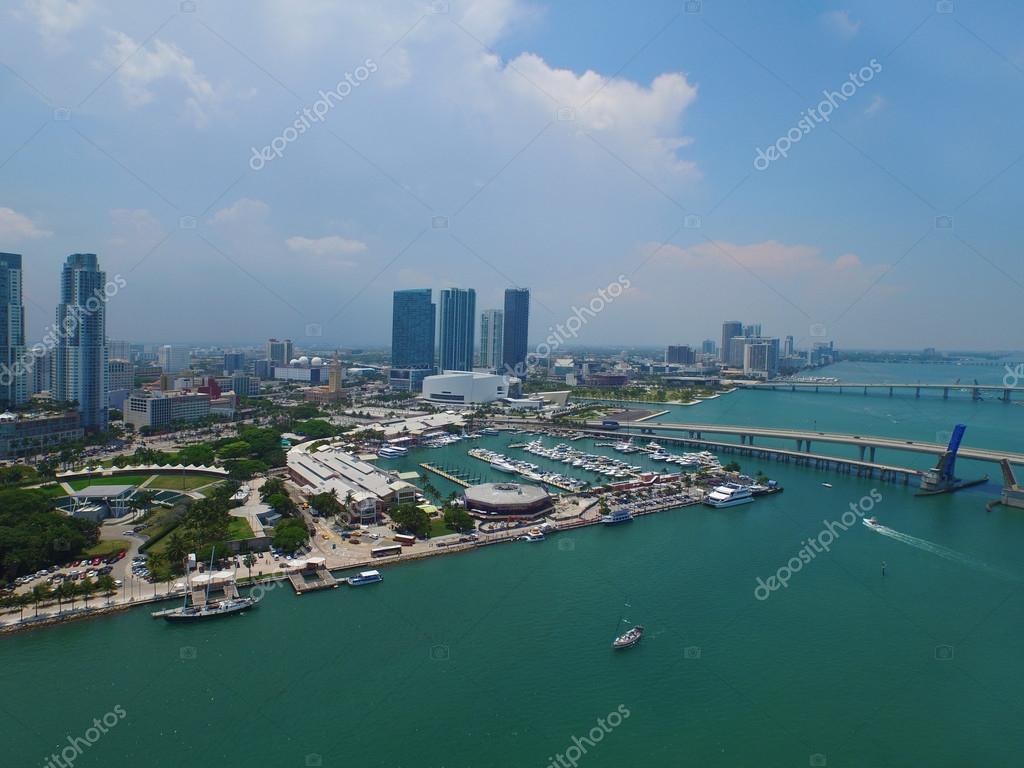 Aerial image Downtown Miami Bayside — Stock Photo © felixtm 73491425