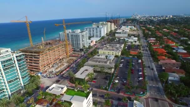 Повітряні відео Surfside Fl — стокове відео