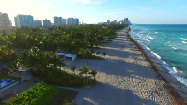 Video aéreo Golden Beach Miami — Vídeos de Stock