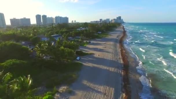 Hyperlapse 航空ビデオ黄金のビーチ フロリダ — ストック動画