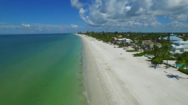 Fort myers beach luchtfoto video — Stockvideo