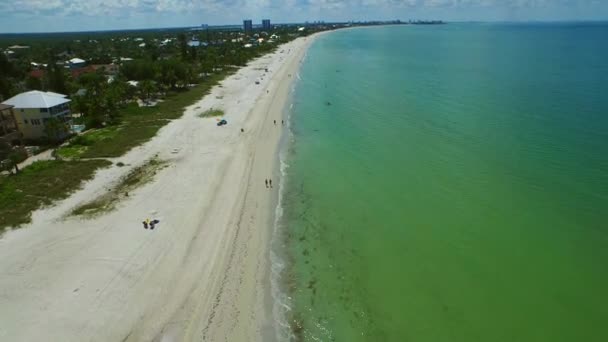 Fort Myers Beach aerial video — Stock Video